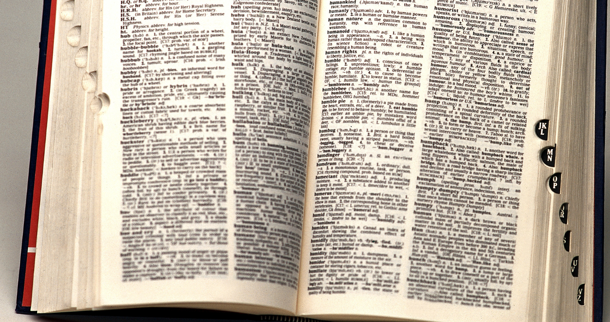 Lexicography- the ultimate superpower